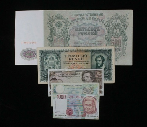 Lotto banconote nazioni - banconote,