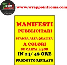 STAMPA MANIFESTI PUBBLICITARI