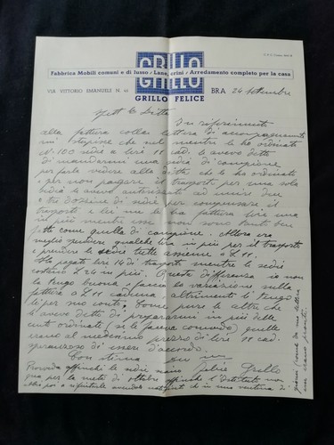 Carta intestata bra grillo - intestata,