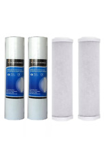 FILTRI 2 KIT PER  depuratore acqua potabile casa osmosi inversa 4 PEZZI RICARICA