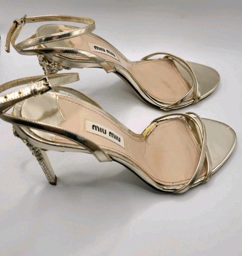 Scarpe con cinturino - , miu