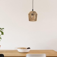 Abat-jour tissé, couvercle de