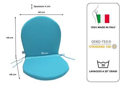 Cuscini per sedia emu ronda - cuscini,