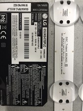 Barre led per tv LG Modello 65UK6470PLC.  Recuperate da un tv con schermo rotto