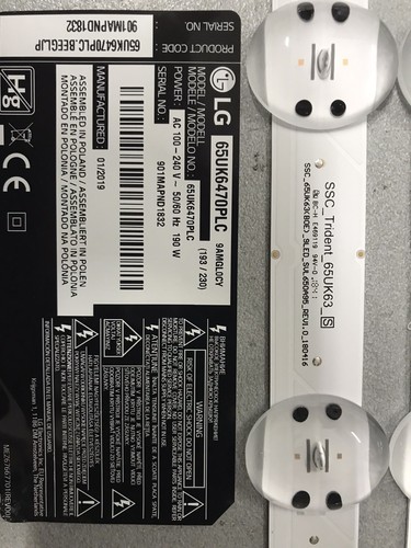 Barre led per modello - lg,