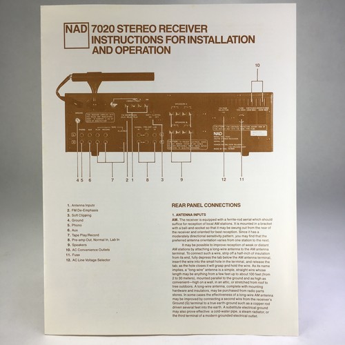 Ricevitore stereo originale