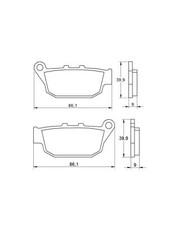 Pastiglie Freno Posteriore Per