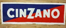 Telone pubblicitario Cinzano Vintage 108 cm x 283 cm