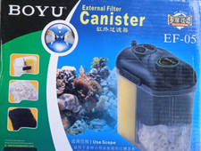 Filtro per acquario esterno a spugna  Canister + pinza-bastone 50 cm  per piante