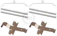 A.B.S. Kit accessori pastiglie freno a disco 1981Q per TOYOTA LAND CRUISER HZJ76 HZJ78
