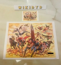 ZAGOR TEX NATHAN NEVER MISTER NO EROI DI CARTA AZZANO 2011 STAMPA E CARTOLINA