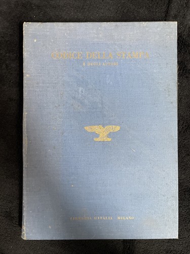 1930 libro codice della stampa - 1930.libro,