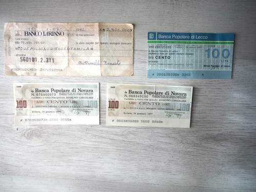 Lotto lira banconote 1000 - lira:,