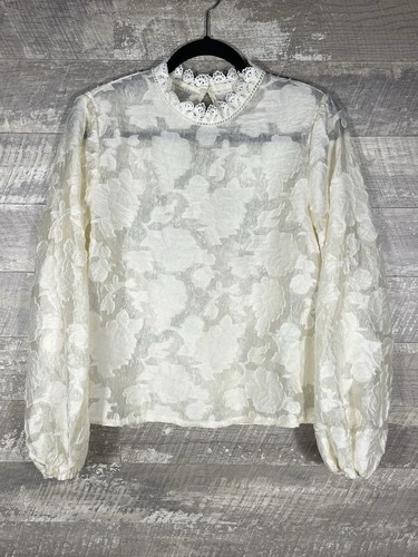 Top bianco trasparente