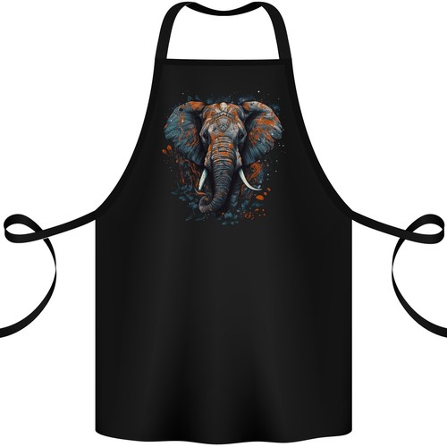 Grembiule cotone elefante - in,