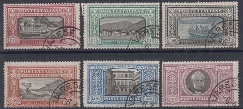Regno italia 1923 manzoni - d'italia,