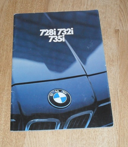 Brochure bmw serie e23 - brochure,