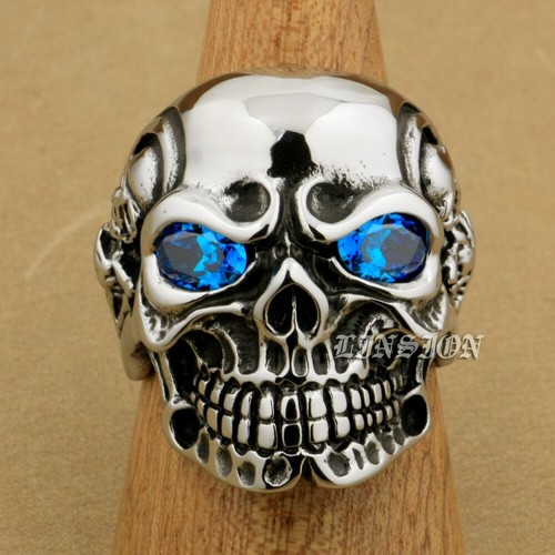 Anello teschio titano acciaio - anello,