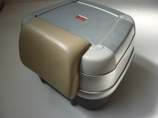 BAULETTO GRIGIO METALLIZZATO CON SCHIENALE BEIGE APRILIA SCARABEO 125/150/200 cc