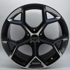 4 cerchi lega nuovi audi a5 a6 a7 q3 q5 tt r20 nero diamantato lt004760