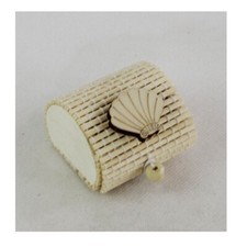 29076 Bomboniere 12pezzi Scatolina Scatola Portaconfetti in Bambu Conchiglia Cap