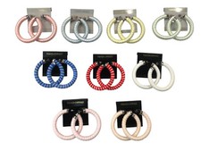 ORECCHINI CERCHI RIVESTITI