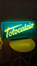 insegna luminosa Totocalcio come nuova
