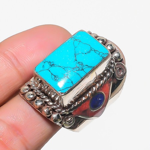 Anello turchese lapislazzuli