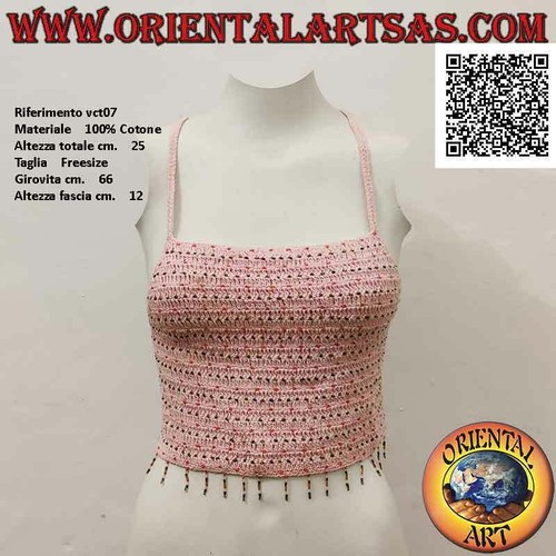 Top all uncinetto cotone - in,