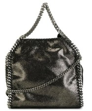 Stella McCarney borsa originale tre catene colore marrone lavorato.In collezione