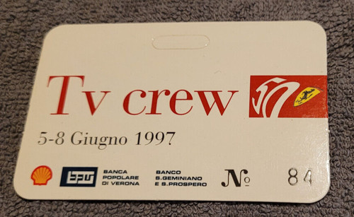 Pass crew ferrari anni - pass, 50°