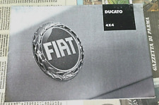 Libretto uso e manutenzione + 4x4 - anno stampa 2003 @ FIAT DUCATO II 4x4 DANGEL
