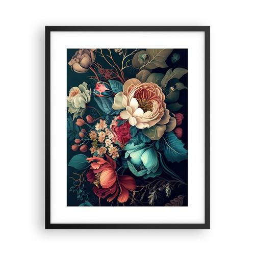 Poster 40x50cm fiori shabby - poster,