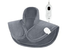 Cuscino Termico per Collo e Spalle con Controller 4 Livelli di Riscaldamento