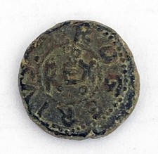 HN Messina Tancredi e Ruggero 1192-93 follaro Cu gr. 2,61 DAF#181 qSPL  r74