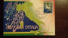 Cartolina ciclismo giro - 88°,
