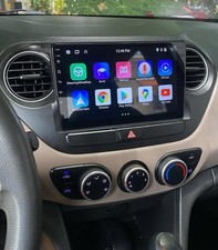 Stereo Navigatore Android 14 QLED CarPlay GPS Camera Hyundai i10 2013 - 2018