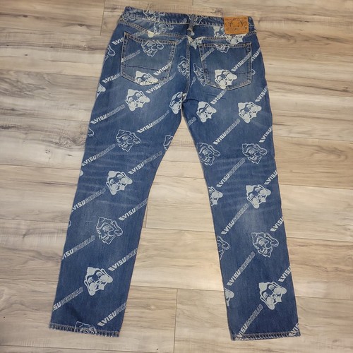 Evisu jeans uomo 34x30 blu - evisu,