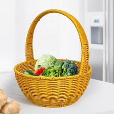 Cestino intrecciato a mano con