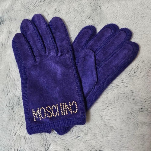 Guanti moschino scamosciati - guanti,