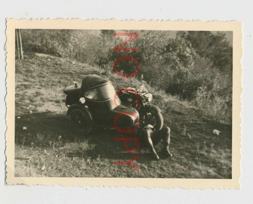 Foto moto sidecar con - moto,