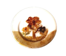 Piatto in vetro opalino