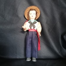 Vecchia bambola pannolenci  h 20 cm - Old diapers doll