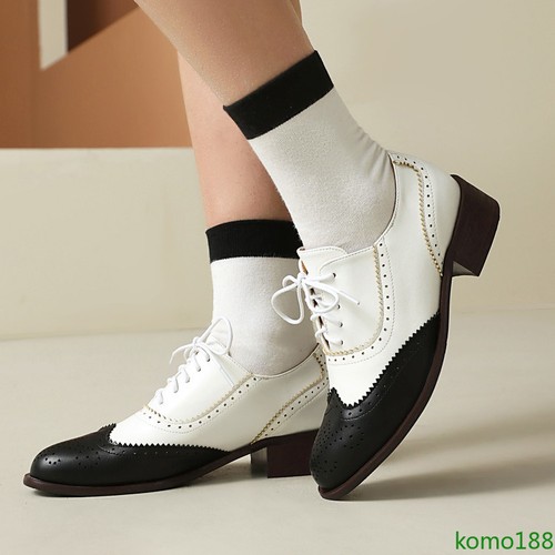 Scarpe oxford retrò - oxford, donna