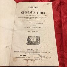 Luigi Schiaparelli Elementi di