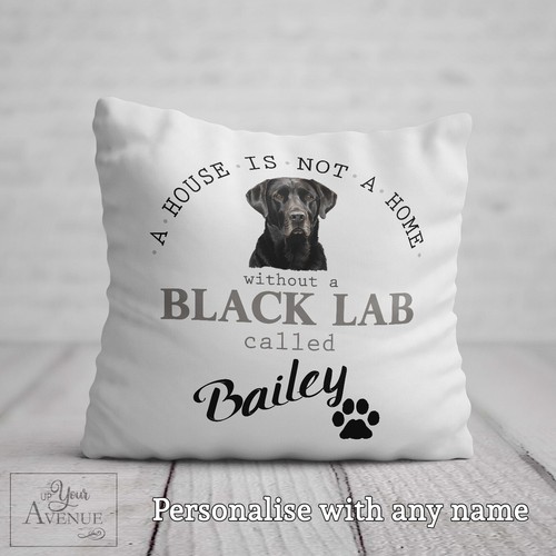 Cuscino labrador nero - cuscino,