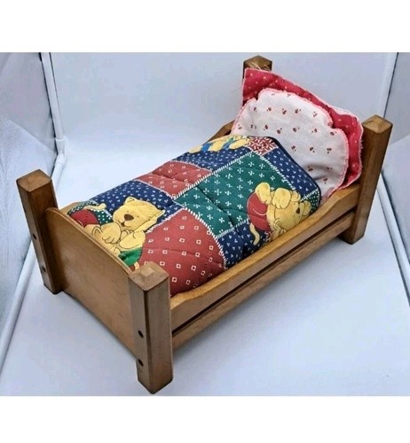 Wooden doll bed - wooden, bed/bed/doll
