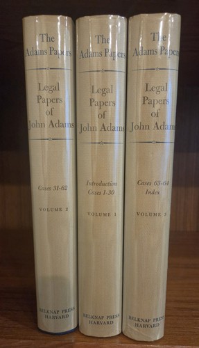 The adams papers - the, legal