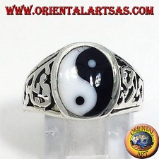 Anello Yin Yang Tao In Argento 925‰  Intagliato