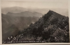 Cartolina anni 50 Varese La Vetta del Campo dei Fiori con timbro formato piccolo